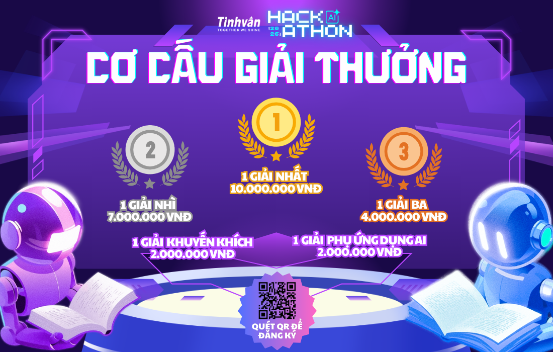 Thông Báo Cuộc Thi Tinhvan Hackathon 2026: Làm Chủ AI, Khẳng Định Tương Lai